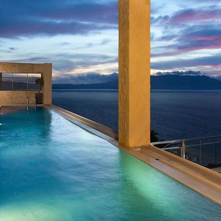 Beachfront Ravdoucha Epavlis Eleni Villa - Pool, Hot Tub, Gym, Sauna, Private Parking, Wifi 干尼亞 外观 照片