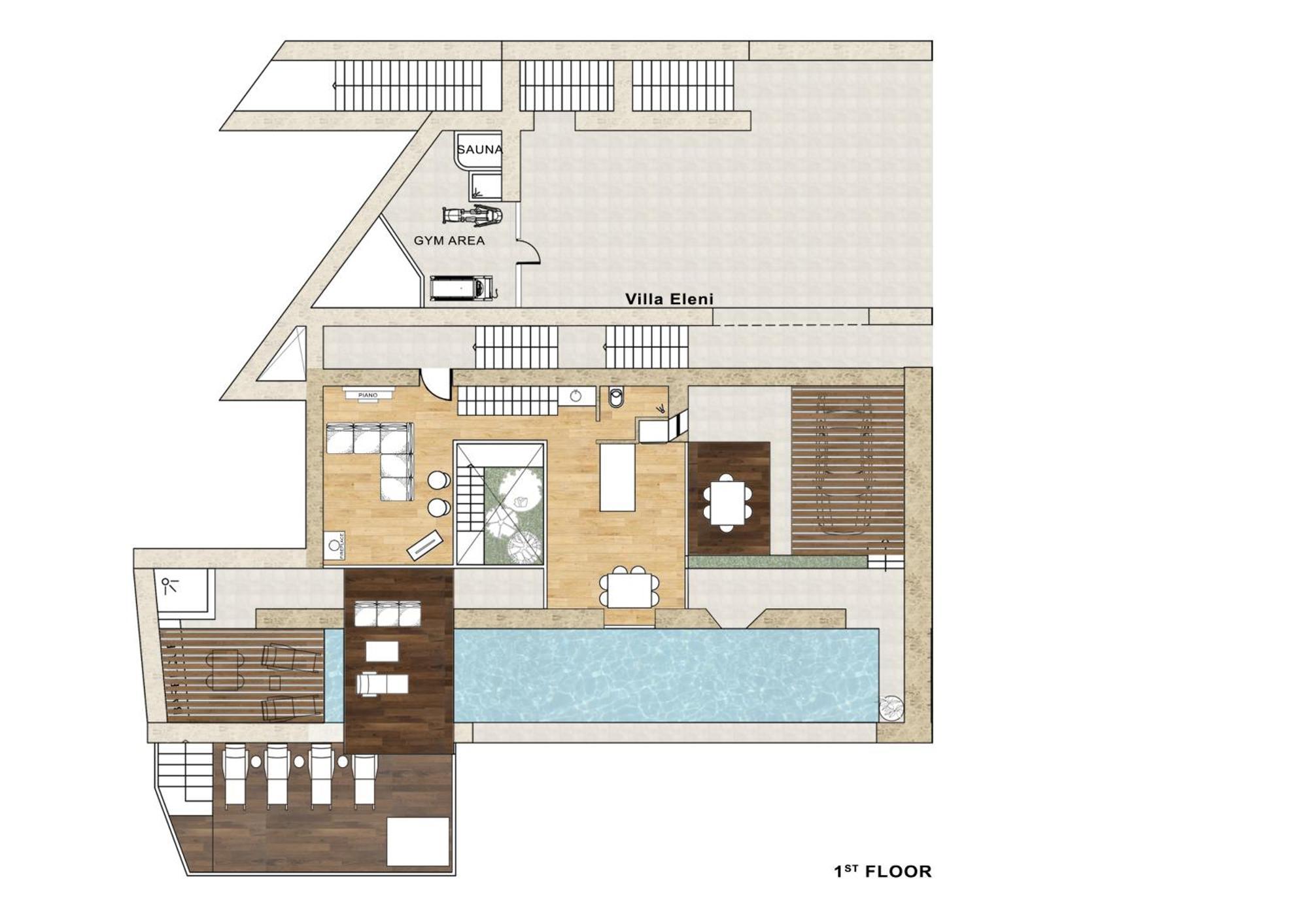 Beachfront Ravdoucha Epavlis Eleni Villa - Pool, Hot Tub, Gym, Sauna, Private Parking, Wifi 干尼亞 外观 照片